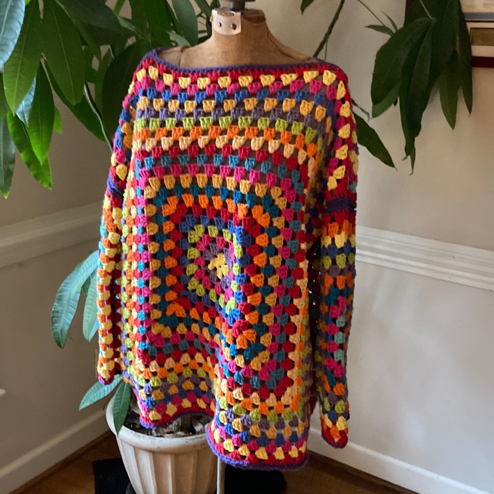Granny Square Sweater